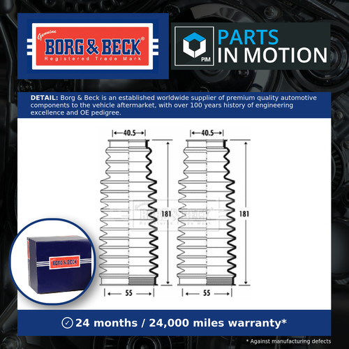 Steering rack boot fits bmw - boot,
