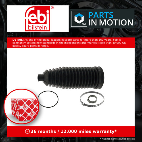 Steering rack boot - steering, fits