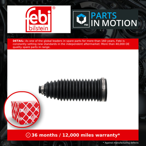Steering rack boot - rack, fits