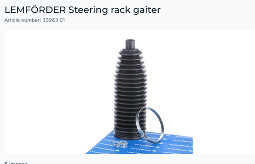 Bmw steering rack boot - rack, /